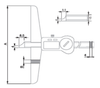 TESA TWIN-CAL 0-20" Depth Micrometer - 00530444