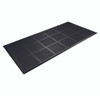 Wearwell OutFront Reversible Entrance Mat Black, 7/16in x 3ft x 6ft - 227.716X3X6BK