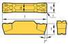 Precise N123E2-0200-0004-GF Cut-Off & Grooving Insert (Pack of 10) - 6024-4001