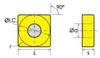 Precise SNMA-432 ASA Negative Rake Coated Carbide Insert  10 Pack - 6001-8432