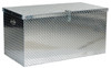 Vestil Aluminum Treadplate Portable Tool Box with Casters, 48" x 24" x 24" - APTS-2448-C