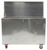 Vestil Aluminum Treadplate Portable Tool Box with Casters, 60" x 24" x 36" - APTS-3660-C