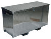 Vestil Aluminum Treadplate Portable Tool Box with Fork Pockets, 60" x 24" x 30" - APTS-3060-F