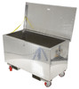 Vestil Aluminum Treadplate Portable Tool Box with Casters & Fork Pockets, 48" x 24" x 24" - APTS-2448-CF