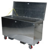 Vestil Aluminum Treadplate Portable Tool Box with Casters & Fork Pockets, 60" x 24" x 36" - APTS-3660-CF