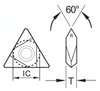 Precise TPMC Threading Carbide Inserts