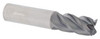 Accupro 4-Flute nACRo Coated Centercutting Single End Mill, 1/8" Mill Dia., 1/8" Shank Dia., 3/4" LOC - 37-293-8