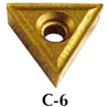 Precise TPMM-321 ASA TiN Coated C-6 Positive Rake Carbide Insert (Pack of 10) - 6026-2321