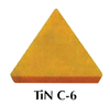 Precise TPG-324 TiN Coated C-6 Positive Rake Carbide Insert (Pack of 10) - 6020-1324