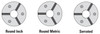 Royal QG-65 Ultra-Precision Quick-Grip™ Round Collet (Metric), Serrated, 42mm Size - 62533