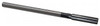 Interstate HSS Straight Flute Chucking Reamer, Size 0.4995", Dowel Pin - 77-069-3