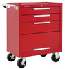 Kennedy K1800 27" 3-Drawer Roller Cabinet, Industrial Red - 273XR