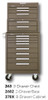 Kennedy 378X 27" 8-Drawer Roller Cabinet Combinations