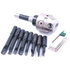 Precise Indexable Boring Tool Set w/3" Boring Head, R8 Shank & 8 Boring Bars - 1001-0205