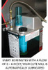 JET Elite 9" x 49" Variable Speed Mill ETM-949 with 2-Axis ACU-RITE 203 DRO, Servo X-Axis Powerfeed & Air Powered Draw Bar - 894182