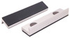 Precise 5" x 1-1/8" Aluminum Soft Rubber Face Vise Jaws with Magnet - 3900-2275