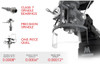 JET Elite 9" x 49" Variable Speed Mill ETM-949 with 3-Axis (Knee) Newall DP700 DRO & JET X-Axis Powerfeed - 894166