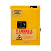 Durham FM Approved 4 Gallon, Self Closing, Yellow Flammable Safety Cabinet - 1004S-50