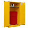 Durham FM Approved 55 Gallon, Manual Closing, Yellow Flammable Safety Cabinet - 1055MDSR-50