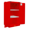 Durham FM Approved 60 Gallon, Self Closing, Red Flammable Safety Cabinet - 1060S-17
