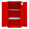 Durham FM Approved 60 Gallon, Self Closing, Red Flammable Safety Cabinet - 1060S-17