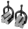 Precise 1-3/4" x 2-1/2" x 2-3/4" V-Block & Clamp Set - 3402-0954