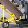 Lift cylinders for placement on AN ELEVATED PLATFORM, such as a welding cart or pallet. (up to 7" high)