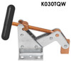 Kant Twist Quick Acting Clamp, Standard Copper Plated Jaws w/ Weaver-Grip, 3" Jaw Opening - K030TQW