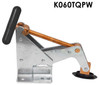 Kant Twist Quick Acting Clamp, No-Mar® Round Flat-Pad Jaws w/ Weaver-Grip, 2-3/4" Jaw Opening - K030TQPW