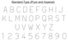 Pryor 54 Piece Steel Type Number Marking Kit, 5 mm (3/16") - TPNMK050
