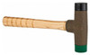 Lixie Dead Blow Mallet with Hickory Handle #125H-MH, Malleable Iron Head, 1-1/4" Face Diameter, 22 oz. Head Weight - 66-476-3