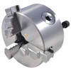 Precise 4" 3-Jaw Self-Centering Plain Back Lathe Chuck - 3900-0032