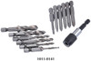 Precise 14 Piece High Speed Steel 3-In-1 Tap & Drill Kits