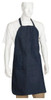 PRO-SAFE General Purpose Bib Apron, Economy Grade, 27" x 35", Denim Blue, 1 Pocket - 54-519-4