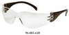 Pyramex Intruder® Clear Lens, Black Frame Safety Glasses SB4110S
