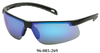 Pyramex Ever-Lite® Blue Mirror Lens Safety Glasses SB8665D