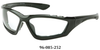 Pyramex Accurist® Black Padded Frame, Clear Anti-Fog Lens Safety Glasses SB8710DTP