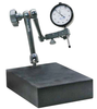 Elite Precision Granite Gage Stand & 1" White Face Dial Indicator - E682GS1W