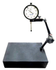 Elite Precision Granite Gage Stand & 1" White Face Dial Indicator - E682GS1W