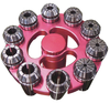 OTMT Anodized Aluminum Collet Rotating Rack ER-16 - ARCER16R