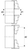 TMX 4-Jaw Type A Direct Mount Independent Chuck, 25in A2-11, 6.3" Hole - 3-856-2519P