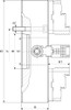 TMX 4-Jaw Type A Direct Mount Independent Chuck, 25in A2-11, 6.3" Hole - 3-856-2519P