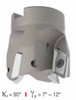 TMX ALUPro 2-1/2" Dia. 90° 5 Flute Indexable Face Mill with 3/4" Pilot and 2 1/2" OAL for XDGX 15 Inserts - 181-1048-00