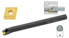TMX Boring Bar, SI-MCLNL 24-5 for Negative 80° CNM Inserts, Left Hand, 1.5" Shank Dia., 14" Length - 6-760-315L