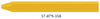 Pica Classic ECO 591 Industrial Marking Crayon, Yellow - 591/44