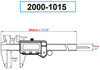 Dasqua 0-300mm / 0-12" IP54 Waterproof Digital Caliper - 2000-1015