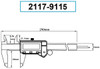 Dasqua 0-300mm/0-12" Metal Housing Large Screen Digital Caliper - 2117-9115