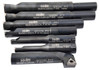 Precise 7 Piece 1/2" Round Shank Indexable Boring Bar Set - 1001-0705