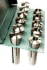 Precise 11 Piece R8 Collet Set & 12 Piece Collet Rack - 4951-0008