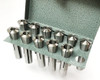 Precise 11 Piece R8 Collet Set & 12 Piece Collet Rack - 4951-0008